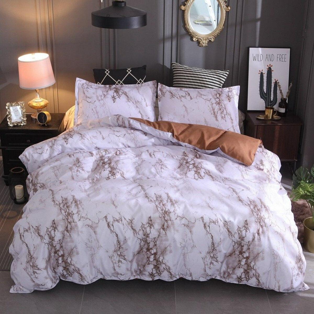 Одеяло Doona с цветочным рисунком, комплект пододеяльников для кровати, двуспальная наволочка размера «queen-size» Single 135x200cm