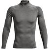Under Armour Mens HeatGear Mock Neck Raglan Long-Sleeved Base Layer Top