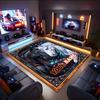 1PC Custom Name Equestrian Dreams Artwork Theme Floor Mat Ideal for Living Room, Game Rooms, Office, Bedroom,Floor Mat Playful Design