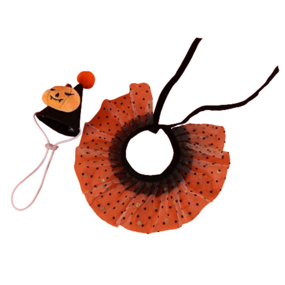 Felt Kitten Dress Up Accessories Cartoon Pumpkin Dog Headwear Funny Pet Supplies  Puppy