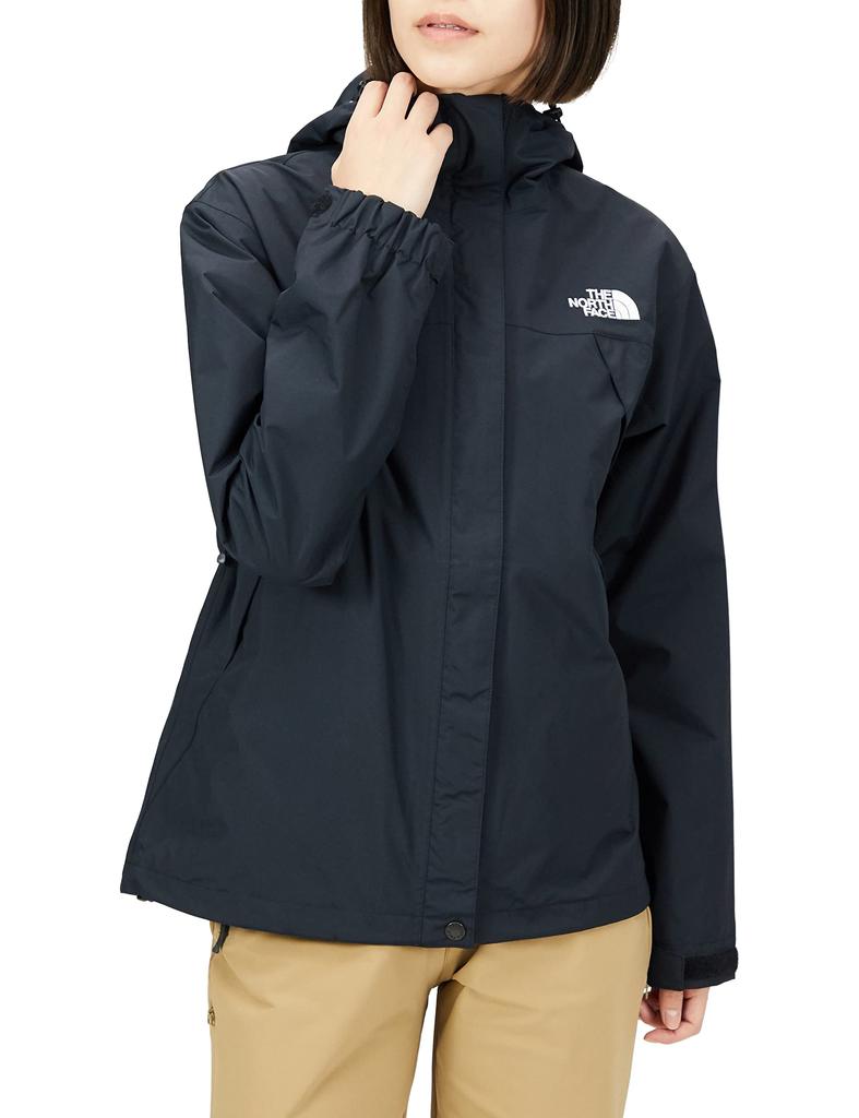 The North Face Scoop Jacket for L Women, Waterproof, Lightweight, Black,