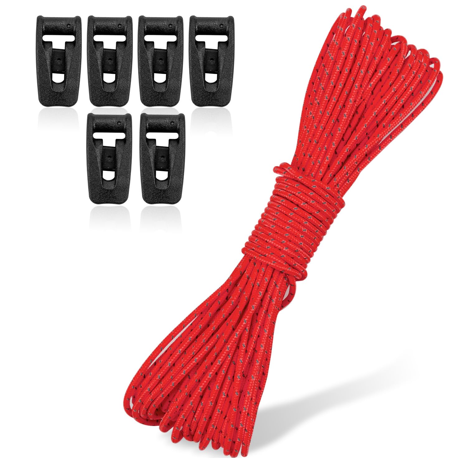 Веревка Dyneema 2 мм Оттяжка Легкая UHMWPE Dyneema Оттяжка Нагрузка 12 m красный