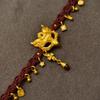 Elegant Chinese Style Necklace Zinc Zinc Alloy Handmade Bead Bracelet Vixen Mask Bracelet  Gift