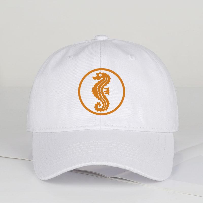 Seahorse SoftTop Baseball Cap Minimalist Ocean Style Unisex Beach Vacation Travel Daily Commute For Ocean Lovers Holiday Gif
