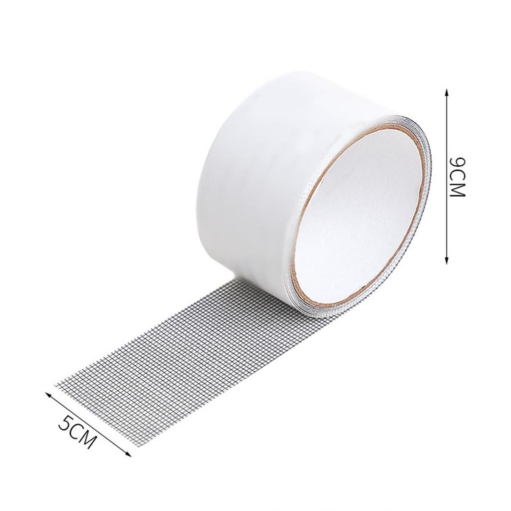 Window Screen Repair Kit Tape Repellent Strong Adhesive Replacement Fiberglass Covering Screen