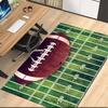 American football Printed Carpet, for Office Chair Living Room Bedroom Kitchen Room Decor Gifts.