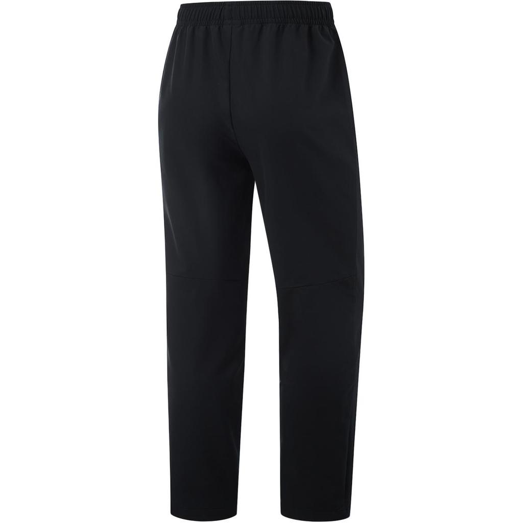 Li Ning Fitness Series Casual Solid Color Simple Straight Leg Knitted Sports Pants Men Pants Black AYKV055-1