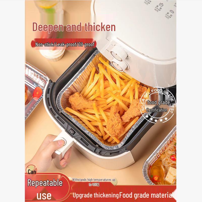 

Chuanye Air Fryer Thickened Square Aluminum Foil Pans