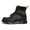 Dr. Martens Leather Padded Panel Short Boots Unisex Boots Black 27754002