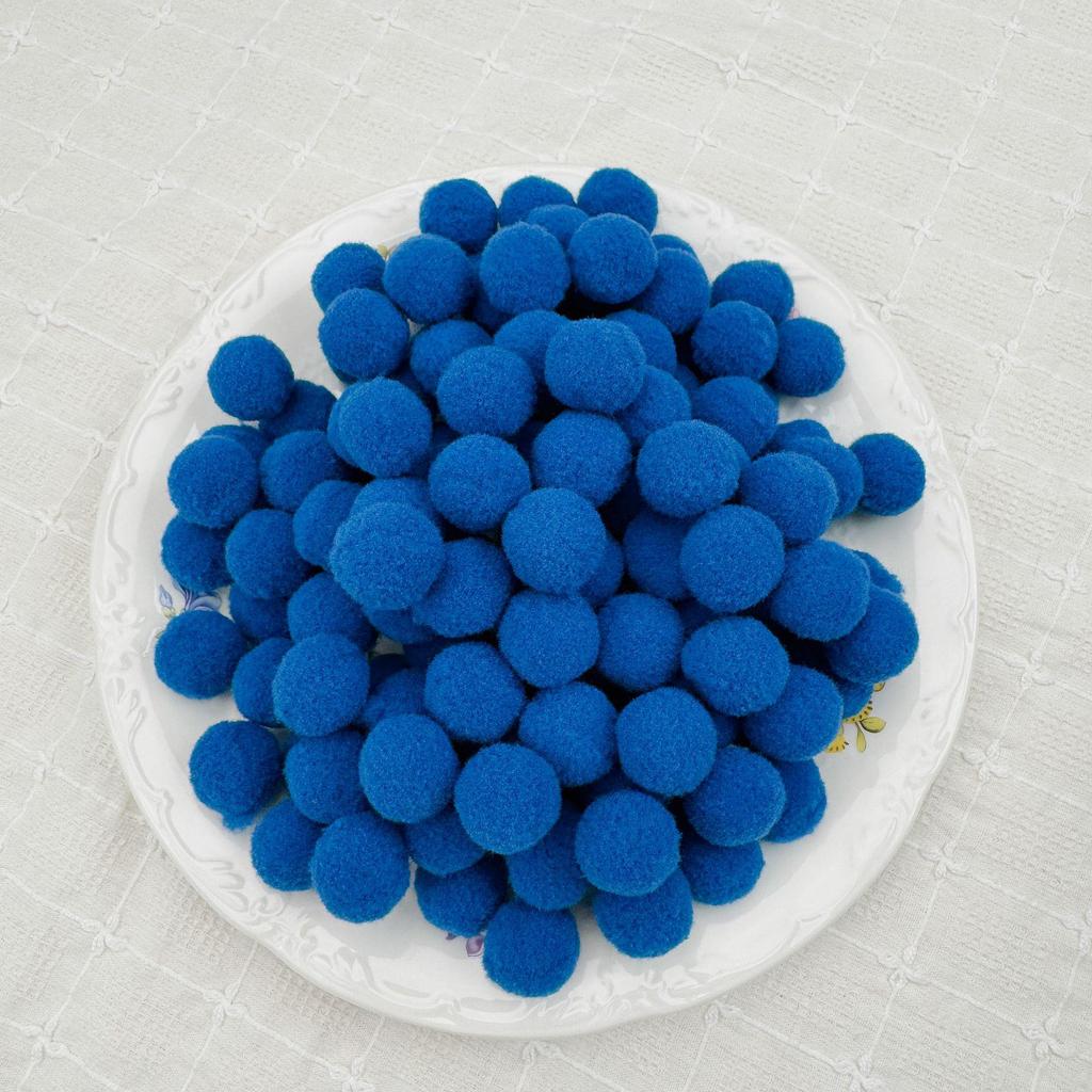 In Stock: High Elasticity Fluffy Polyester Hairball for DIY Handmade Clothing Accessories