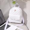 Small School Bag Korean Fashion Women's Bag Casual Diamond Small Backpack Portable Shoulder Bag Rose Decorative Backpack