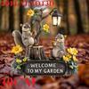 Cute Squirrel, 2D Flat Acrylic, Decoration, Suitable for Garden, Lawn, Potted Plant, Outdoor, Christmas, Halloween
