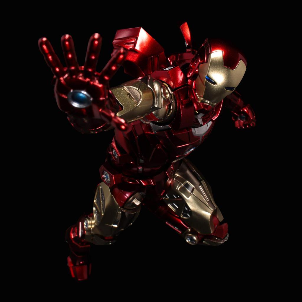 Sentinel Fighting Armor Iron Man ABS Painted Complete Action Figure Non-Scale & Die-Cast