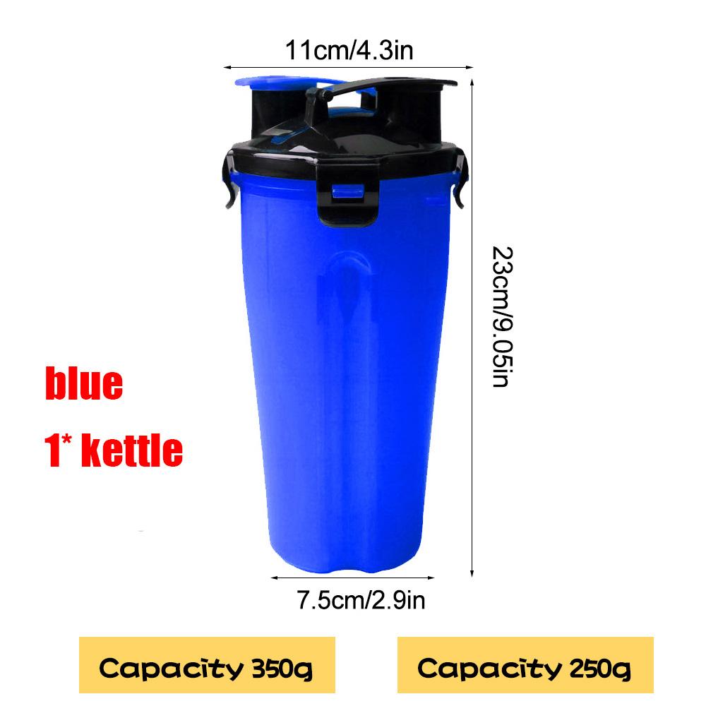 Portable 2 In 1 Pet Food Water Food Container with Folding Silicone Pet Bowls Outdoor Travel Dog Feeder Cup Pets Supplies