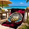 City Football Club Printed Microfiber Beach Towel, Soft And Absorbent, Quick-Dry, Ideal for Summer Travel, Beach Essential, Swimming Pool