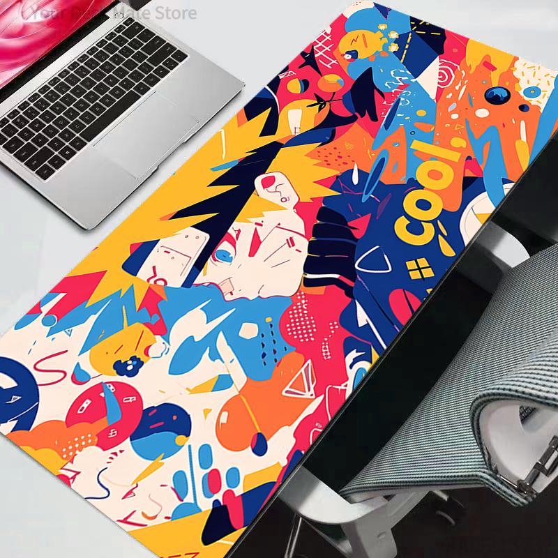 Large Mouse Pad Naruto Office Computer Desk Mat Table Keyboard Laptop Carpet Accessories Gaming Mousepad Durable Anime
