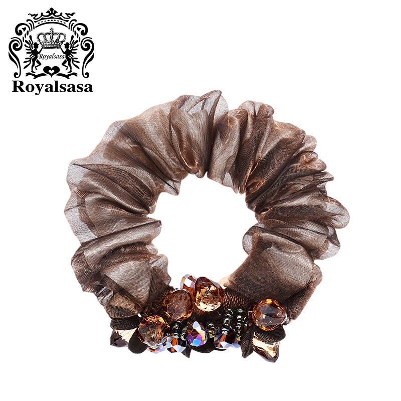 Royal Sasa Silk Gauze Hair Scrunchie
