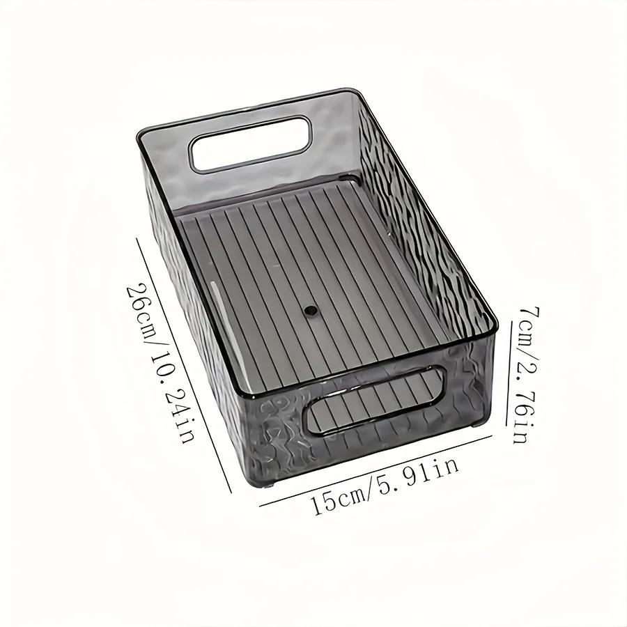 Stackable Storage Box, Acrylic Organizer, Cosmetic Organizer for Cosmetics and Beauty Products for Dressers, Bathrooms, Cabinets