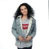 Levis Damen/Damen Ex-Freund Sherpa Truckerjacke