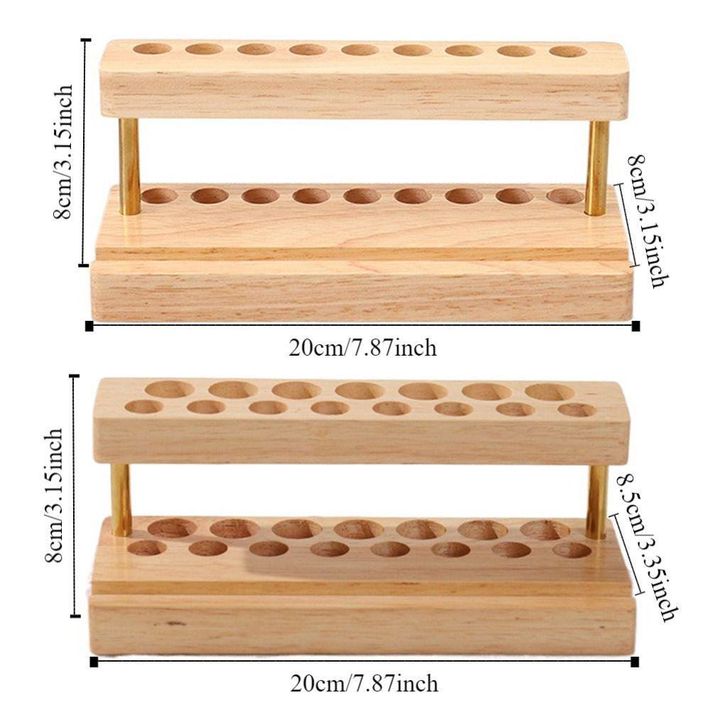 Multifunction Walnut Pens Holder 9/15 Slots Toothbrush Holder  Desktop Ornaments