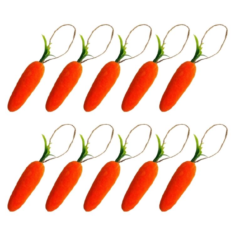 Festival Mini Easter Carrot Hangings Decorations Colorful Artificial Carrots