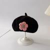 Baby Hat Autumn and Winter Wool Knitted Hat Baby Beret Cute Super Cute Boys and Girls Painter Hat Tide