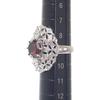 no brand  #9(JP Size) ring K18 white gold Women