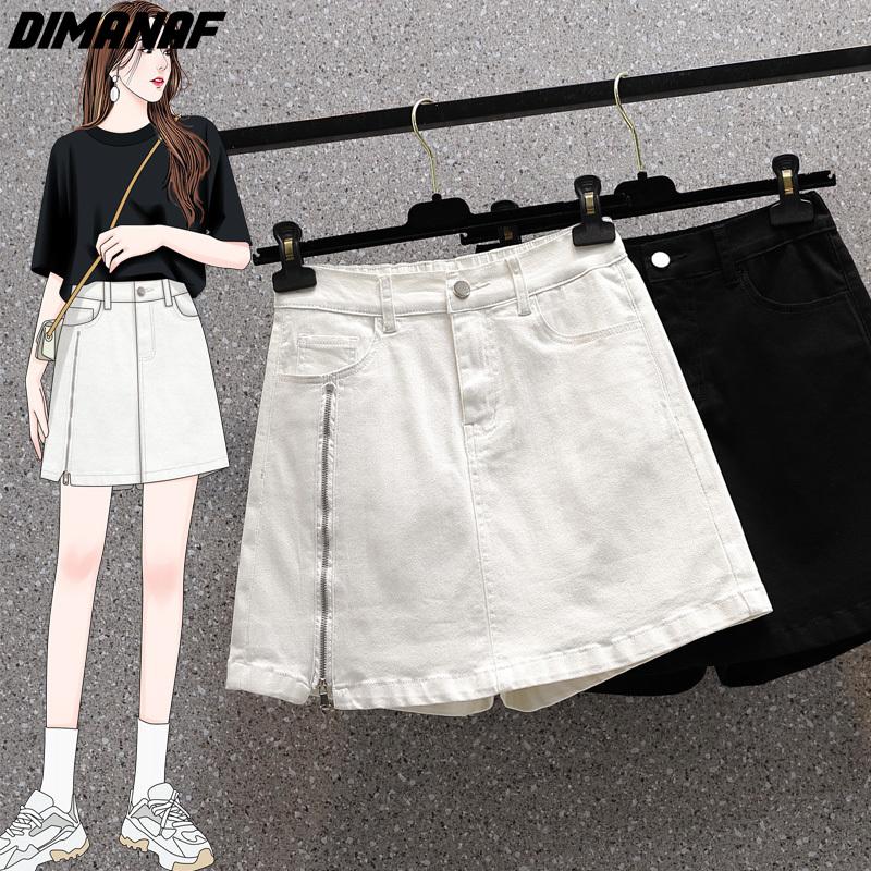 

DIMANAF Большие размеры 2024, женские брюки, летние короткие джинсы, свободные брюки с эластичной резинкой на талии, базовые джинсовые шорты с высокой талией, 5XL, повседневные XL чёрный