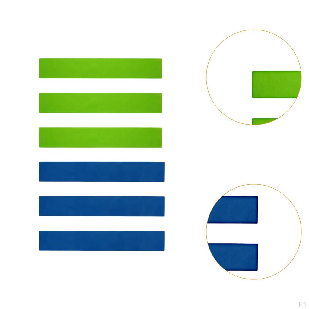 6 Pièces Bandes de Chaise Résistance Fitness pour Étudiants de Collège Lycée