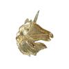 Unicorn Head and Chest Pin - Luxury and Niche Accessory for Pleated Blouses, with A Button That Cinches The Waist and Prevents Showing of The Back.