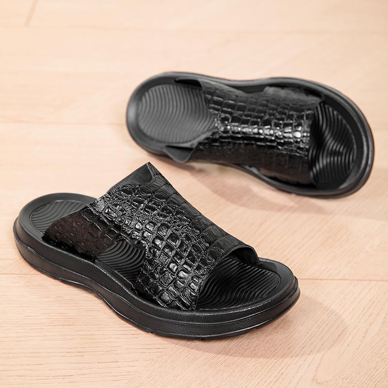 Fashion New Fashion Male Casual Slippers Anti Slip Thick Soled Summer Sandals for Men Sports Outdoor Beach Shoes Water Trekking Sneakers