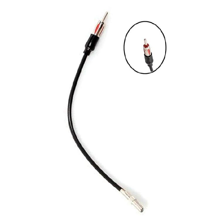 To DIN Connector Wire Car Radio Exterior Part Car Radio Antenna Adapter Car Stereo FM AM Antenna Adapter Cable