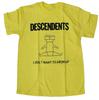 Camiseta da Banda Descendents I Don't Want To Grow Up Camiseta do Álbum SST Records Camiseta Unissex