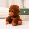 Simulation Gorilla Plush Toy Zoo Doll Doll Gift Child Throw Pillow Birthday Gift