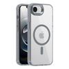 For iphone 17 16 15 Pro Plus Max Air and 17e 16e Case Clear Color Magnetic Metal Keys Anti-Drop and Anti-Fingerprint Phone Cover