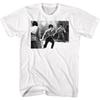 Bruce Lee T Shirt Martial Arts Staff Fight Adult Short Sleeve T Shirts Vintage Style Graphic Tees