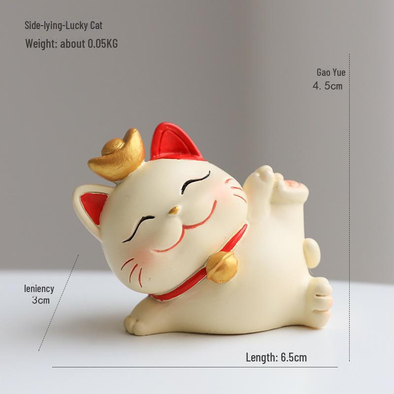 Creative Lucky Cat Car Console and Home Decoration