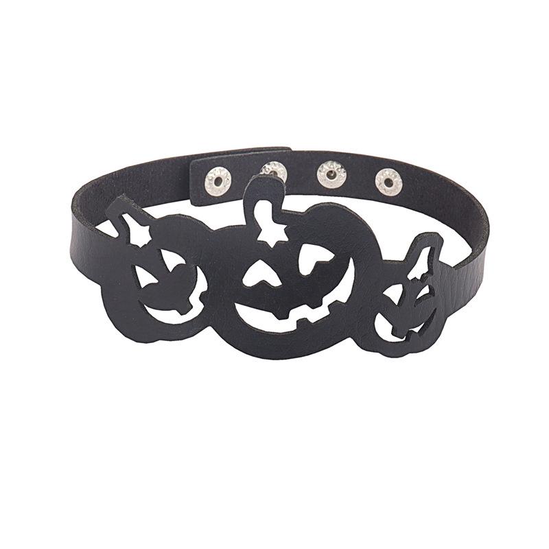 

Ретро Мультяшное Ожерелье-Чокер с Тыквой - Европейские и Американские Аксессуары на Хэллоуин/Рождество чёрный