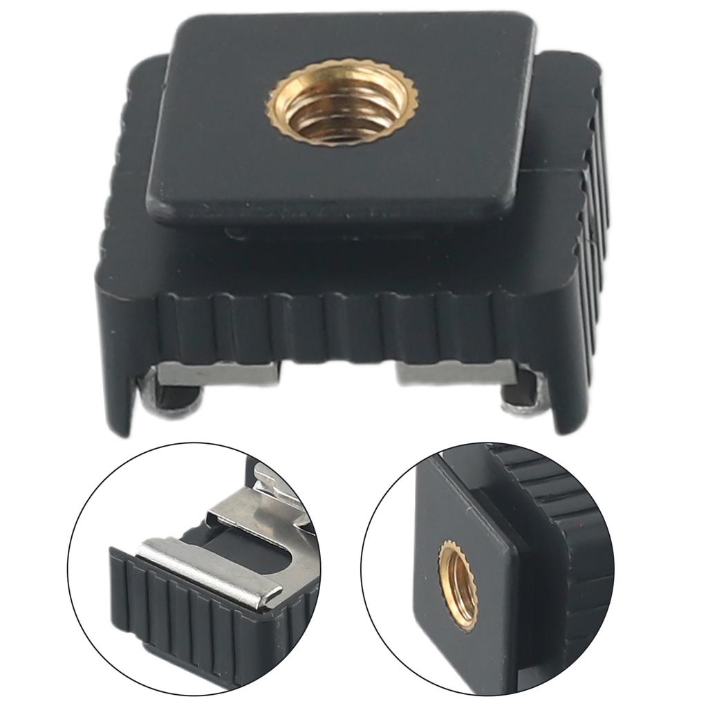 Adaptor pentru patina de fixare cu piuliță din alamă de 1/4 pentru stative de lumină și suporturi de bliț