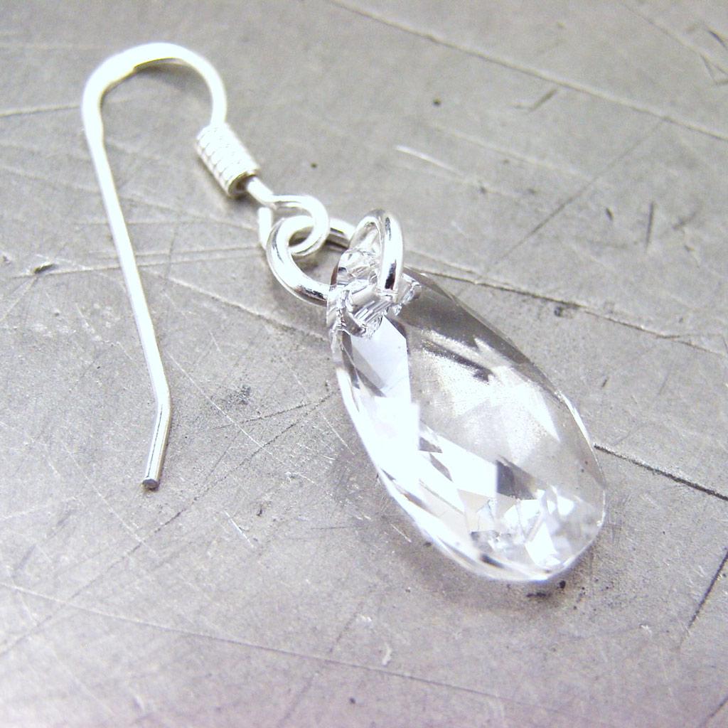 Les Trésors De Lily [G1961] - White 'Linda' Silver Earrings
