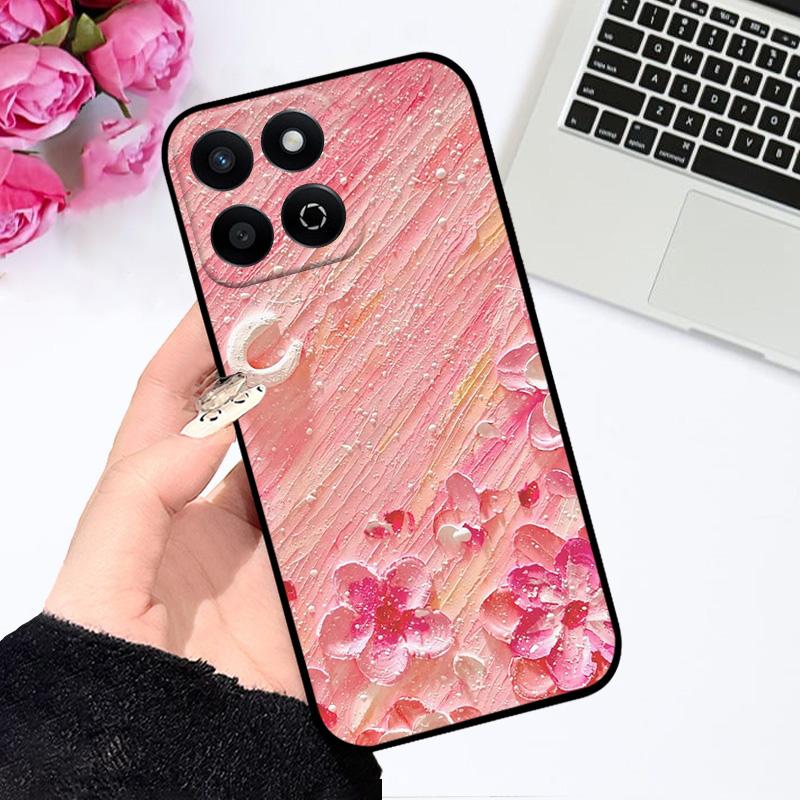 Case For Honor 200 Smart 5G Capa X7c 4G Cute Shockproof Silicone Phone Cover For Huawei Honor Play 60 Plus Bumper Play 9T Coque