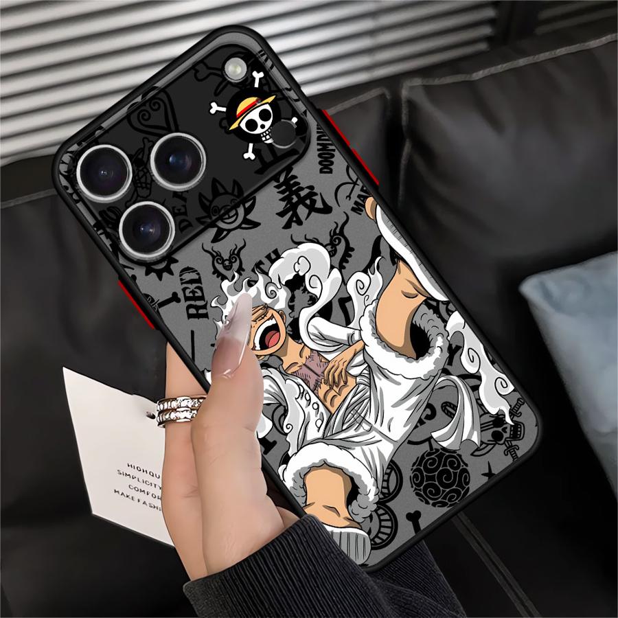 One Pieces Anime Case for iPhone 17 Pro Max 14 16 Plus 13 Mini 7 8 SE 12 15 11 XS XR Air Funda Back Phone Cover