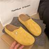 Retro Slippers Women's Outer Wear 2025 Spring New Fashion Soft Bottom Lazy One Pedal Bag Head Half Slippers Women