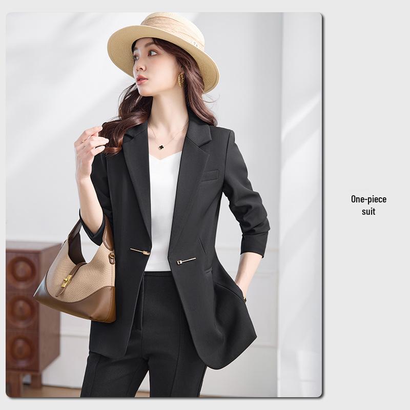 

Женский высококачественный блейзер для миниатюрных - Модный универсальный пиджак Весна 2026 с атмосферой богини для поездок на работу L