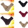 Winter Women Fleece Warm Keeping Screen Glove Outdoor Sport Riding Skiing