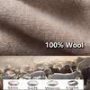Pure Wool Knitted Ring Scarf Elegant Neckerscarf Female Soft Warm Cashmere False Collar Neck Warmer Hairband Winter