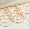 Multipurpose Bohomian Styles Bracelets Simple Geometric Wide Band Jewelry Accessory Set Portable for Women Ladies