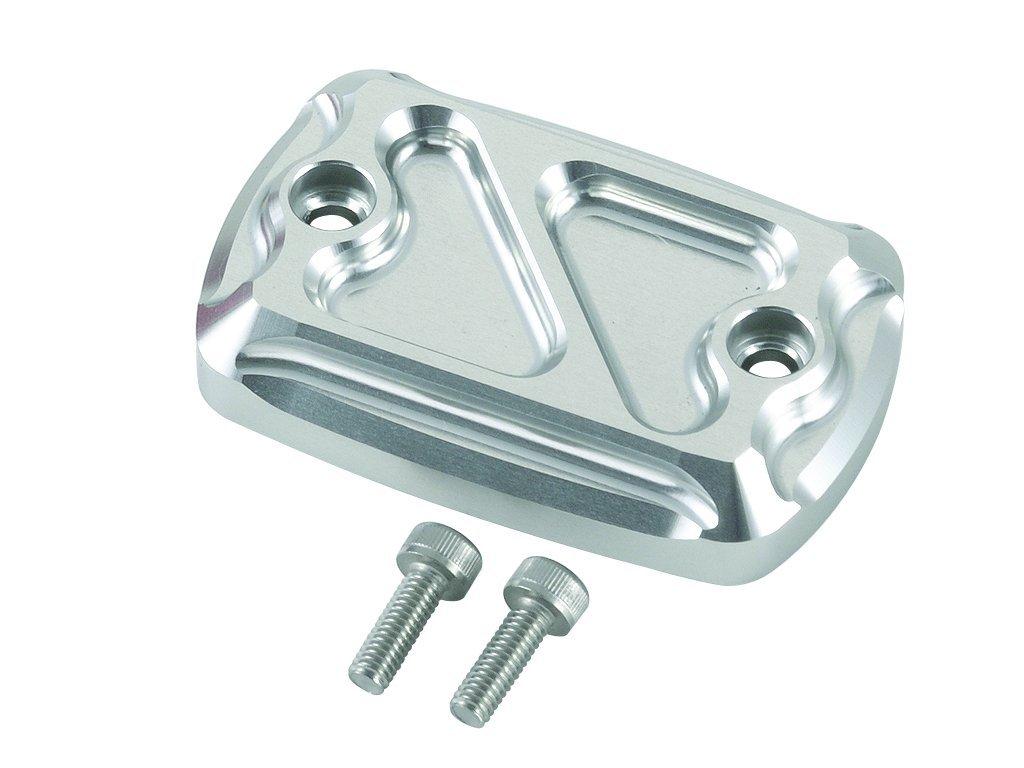 

POSH FAITH Motorcycle Master Cylinder for and Part Number Cap, Square, YZF-R25 (2015-present) ABS, MT-25, MT-03 (2016-present), Silver, 500050-03