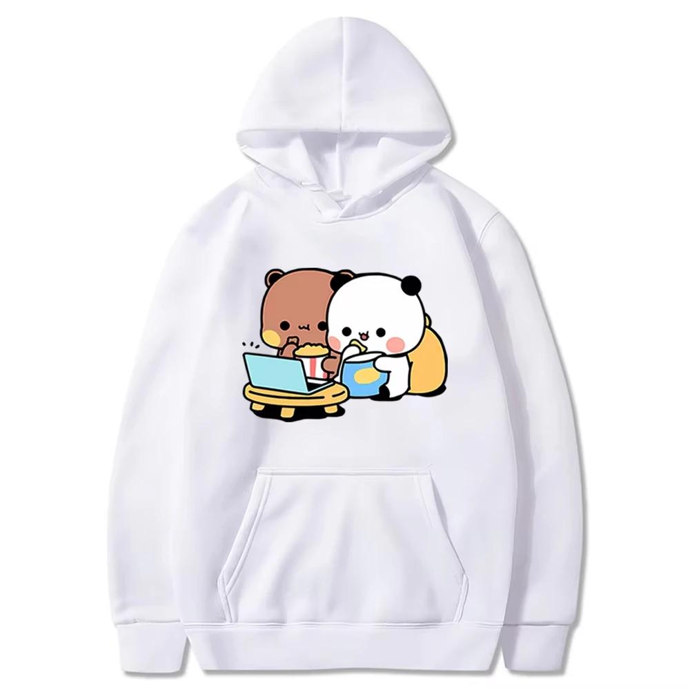 2025 Cartoon Panda Bear Bubu Dudu Hoodie Women Men Couple Printed Hooded Sweatshirt Fall Winter Long Sleeves Fleece Hooded Pullo