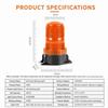 30 LED Strobe Warning Lamp Top Mount Emergency Signal Light Low Power LED Warning Light  School Bus